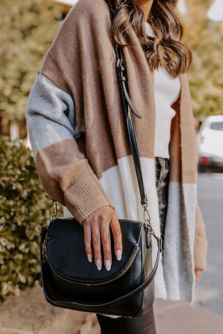 Special Treat Faux Leather Crossbody In Black • Impressions Online