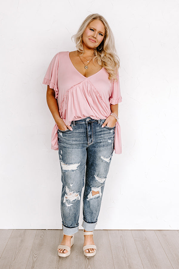 marge Afdeling was The Perez Midrise Distressed Jean Curves • Impressions Online Boutique