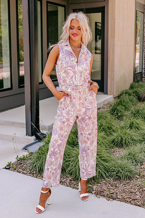 Buy Sicily Women Floral print Jumpsuit with Cape - Mamicha