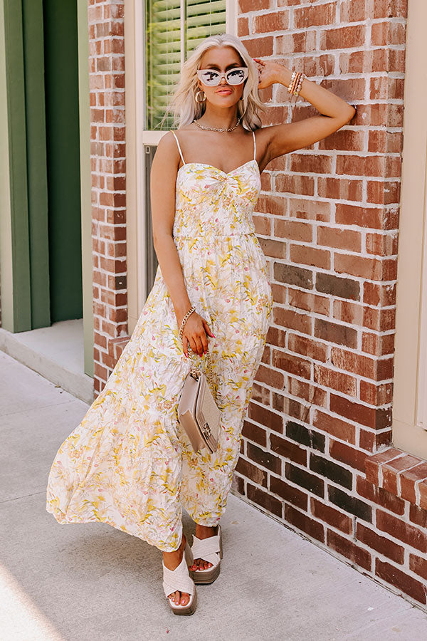 Iced Tea Afternoon Floral Maxi