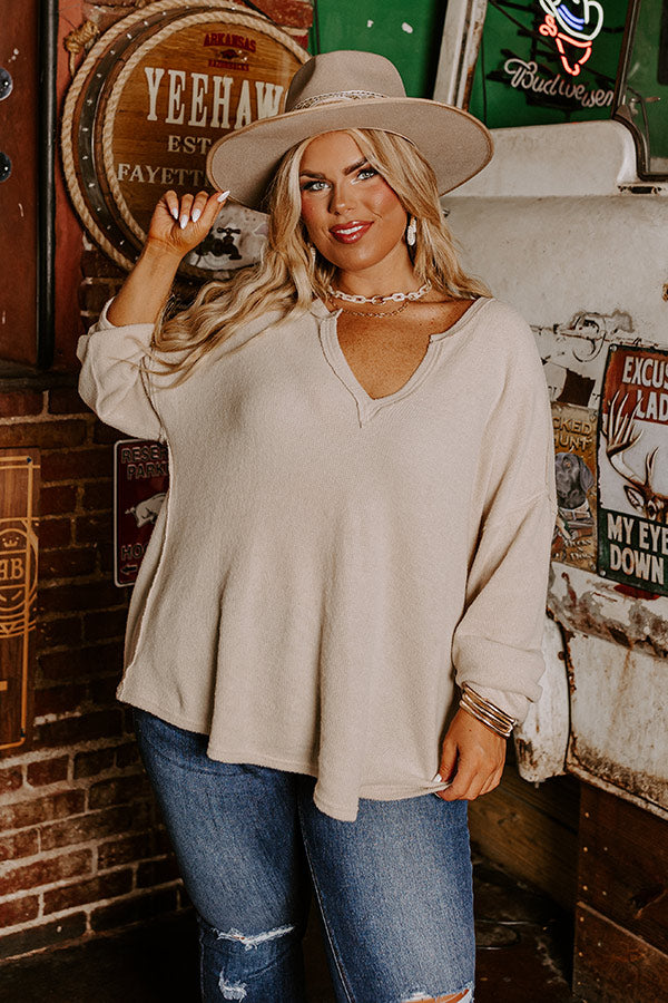 Merlot Snuggles Top In Birch Curves