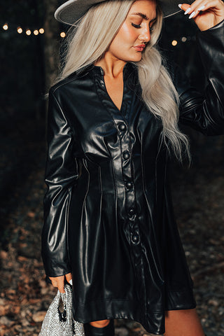 Handmade Women's Lamb Skin Leather Dress , Leather Outfit, Leather Jacket ,  Women's Full Leather Coat, Genuine Leather Jacket -  Norway