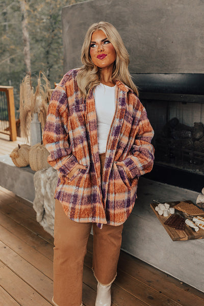 Festival Feels Plaid Blazer Curves • Impressions Online Boutique