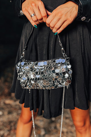 Crescent Sequins Handbag Women Silver Bag Hand Bag Sequin Designer Bags  Ladies Shoulder Bag Girls Glitter Purses 2023 - AliExpress