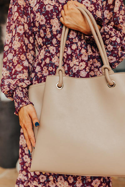 Right On Cue Fringe Purse In Tan • Impressions Online Boutique