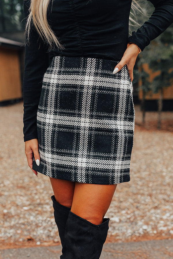 Midi Plaid Skirt Green. Flared Tartan Skirt Knee Length. Skirt for