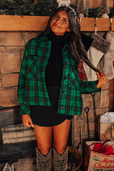 Festival Feels Plaid Blazer Curves • Impressions Online Boutique