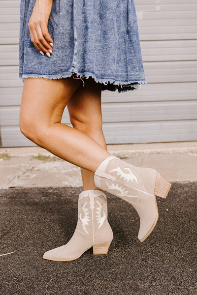 The Lockwood Metallic Cowboy Boot in Gold • Impressions Online Boutique