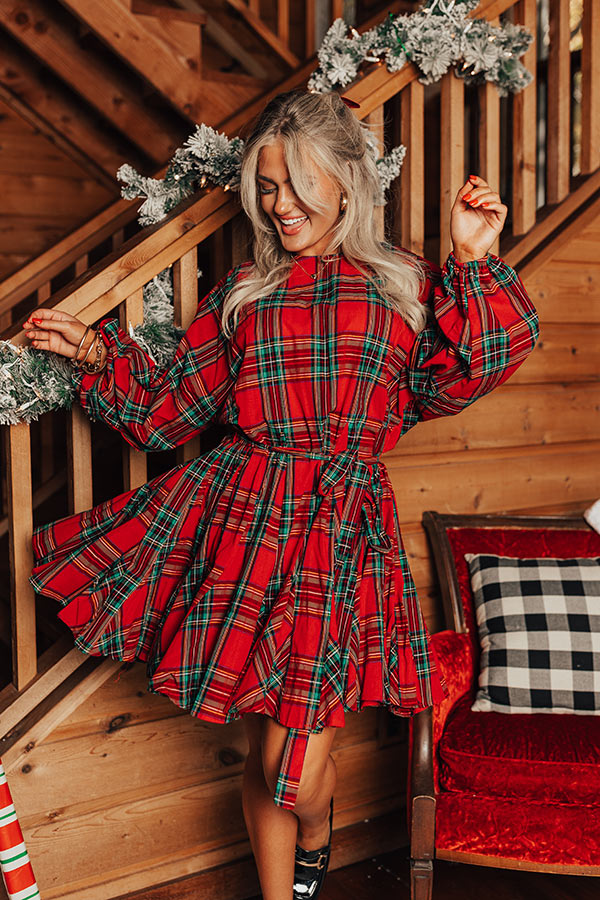 Mini hot sale plaid dress