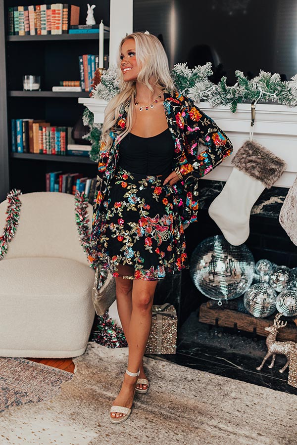 Floral Dress Disguised as a Skirt