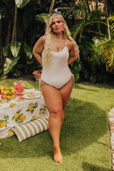 Best Deal for White Plus Size Bathing Suit mokini one Piece