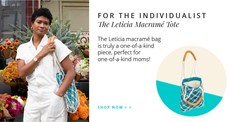 For The Individualist: The Leticia Macramé Tote