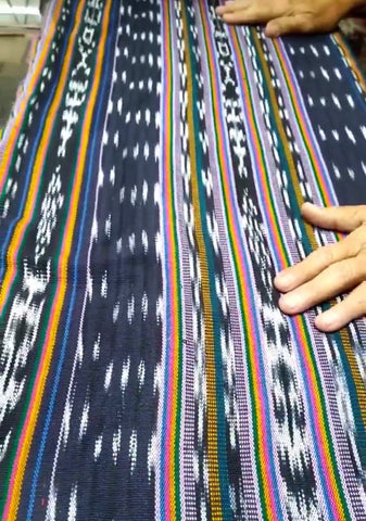 Handwoven Ikat Fabric from Guatemala