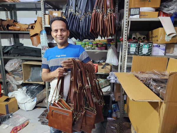 Handmade Leather Handbags from India