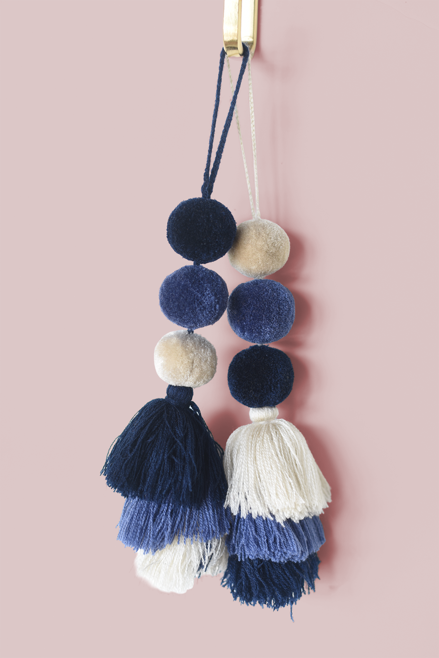 Pom Pom Pom Tassel - Blues