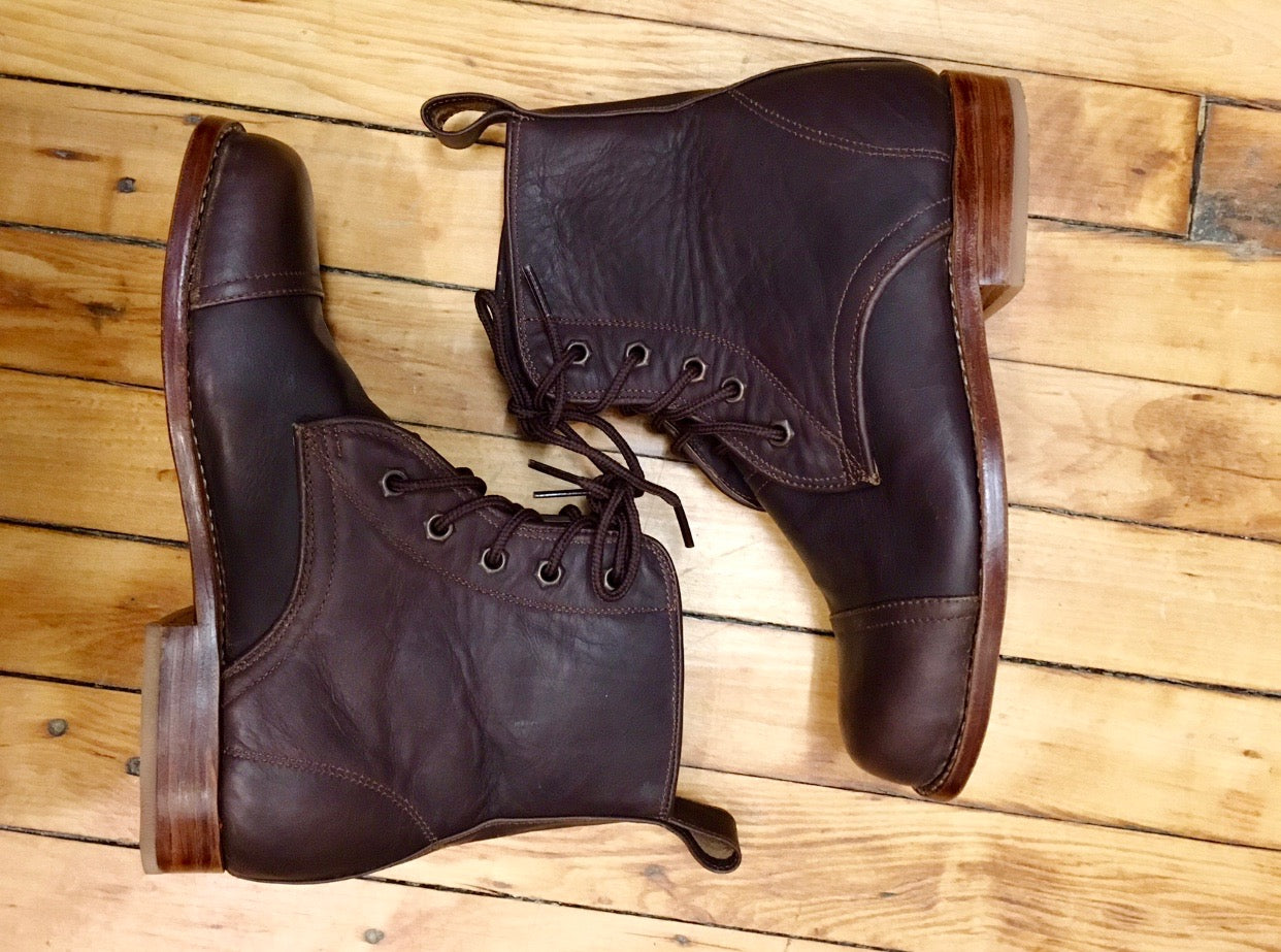 Men's Leather Peace Boot – Teysha