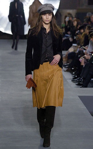 Rare HERMES Soft Leather Pleated Skirt Runway by JPG – ARCHIVE