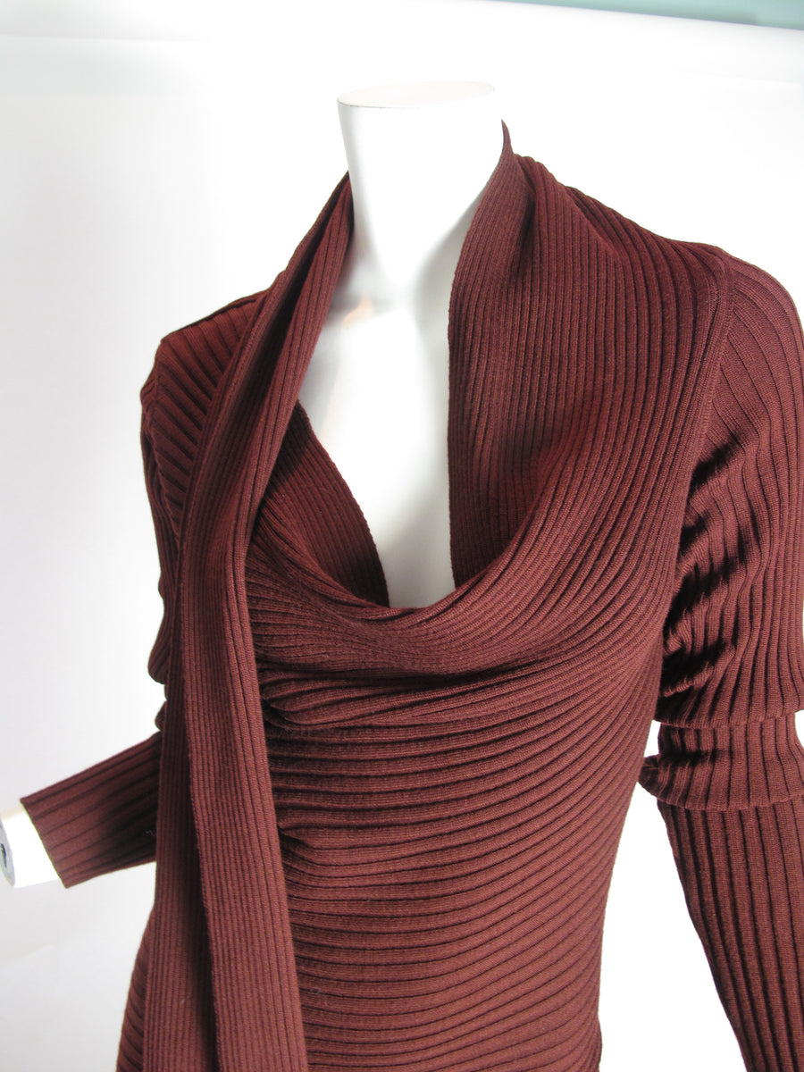 JEAN PAUL GAULTIER Knit Scarf Dress – ARCHIVE