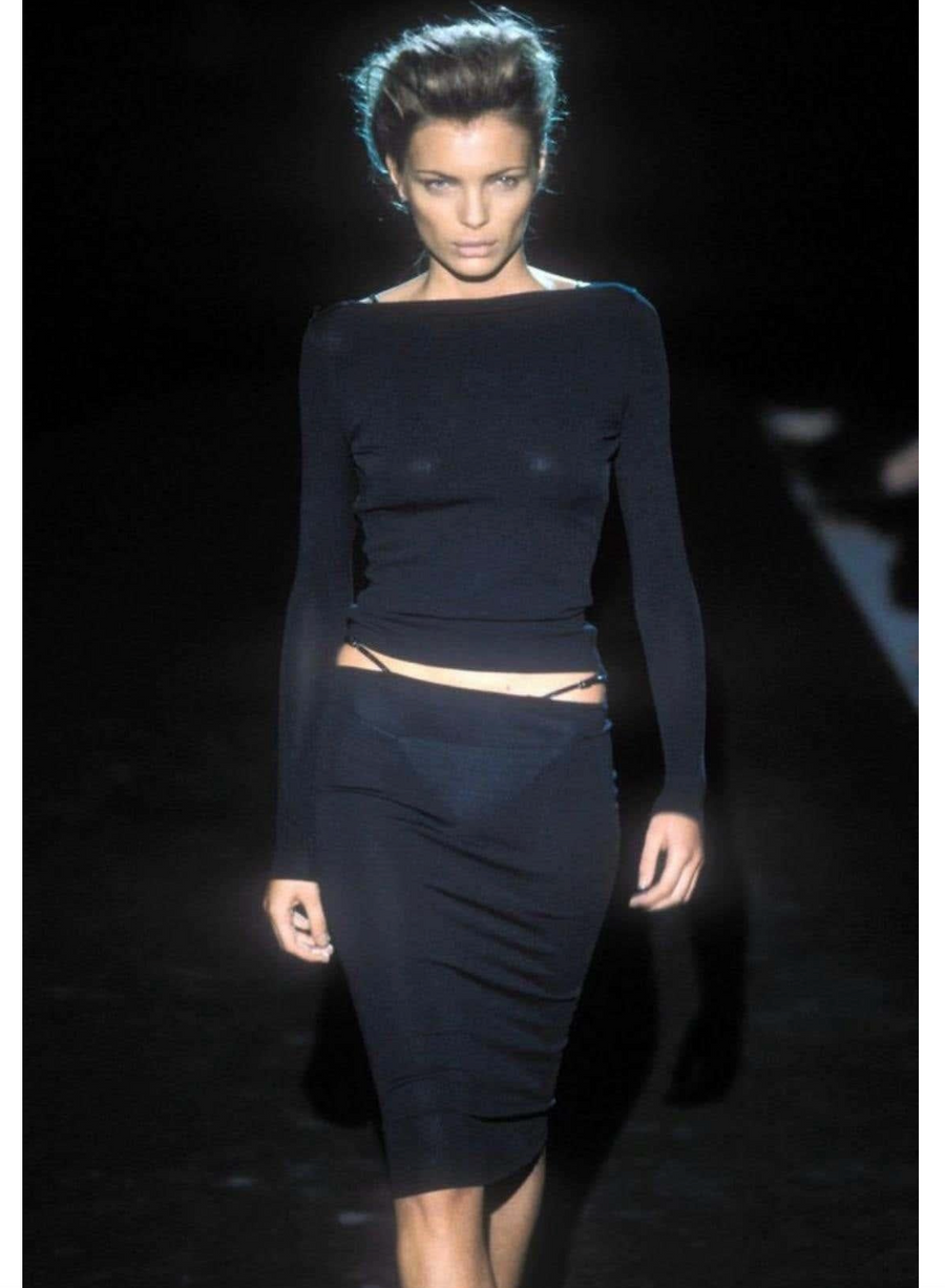 S/S 1998 GUCCI tom ford runway top & skirt set – ARCHIVE