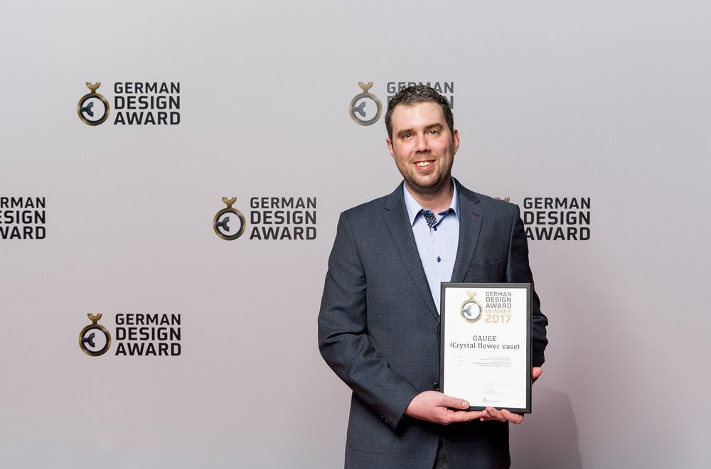 Petr with our German Design Award for Excellent Product Design 2017