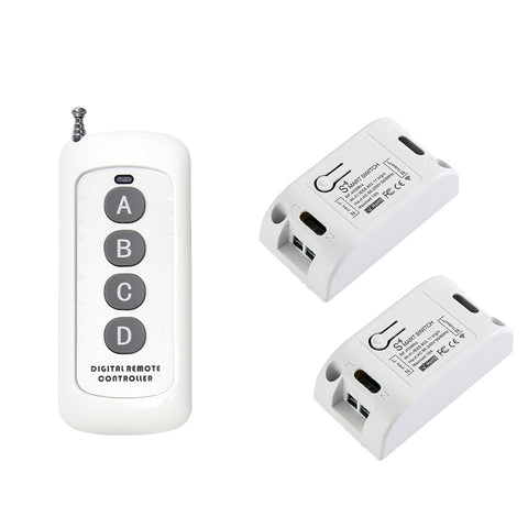 QIACHIP 433 Mhz Wireless RF receiver remote control Switches 220V Home