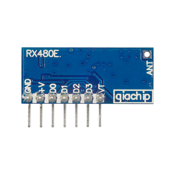 QIACHIP RX480E 10PCS or 20PCS Kit ︱433.92Mhz Wireless Receiver Remote Control Module︱4CH RF EV1527 Encoding Learning Module For Light︱Diy Receiver Kit
