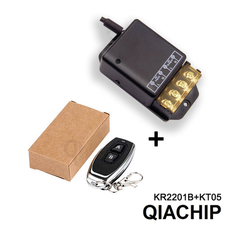 Qiulaofu Wireless RF Remote Control Light Switch AC 110V/120V/240V 30A  984FT 1CH Relay Receiver for Factory Farm Office Exhaust Fan Ceiling Lamp