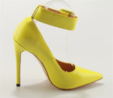 Knish's Yellow Patent Leather Pumps