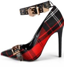 plaid mary janes