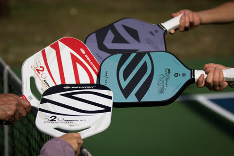 Wider paddle faces offer more stability