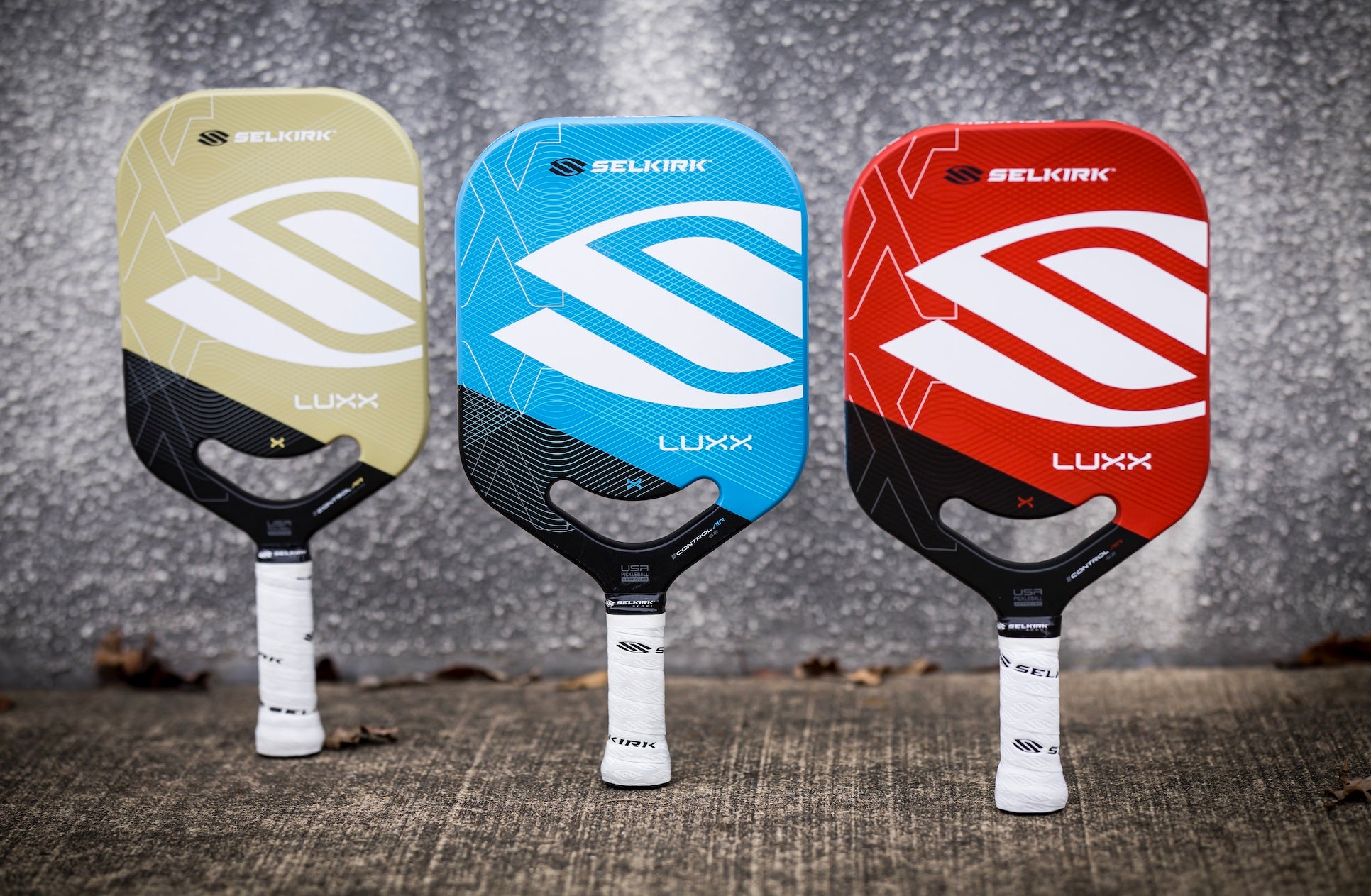Selkirk Luxx Control Air pickleball paddle collection