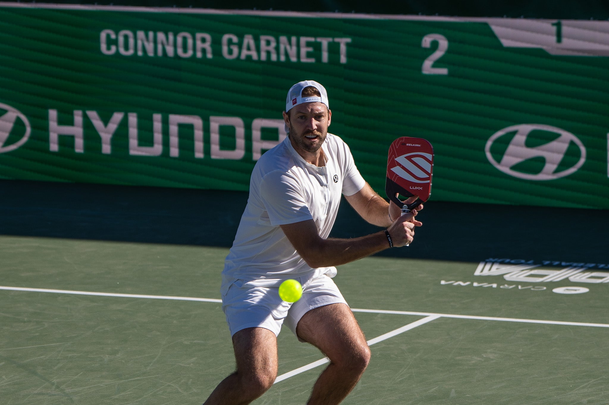 Jack Sock showed off his pickleball skills during the Pickleball Slam 2.