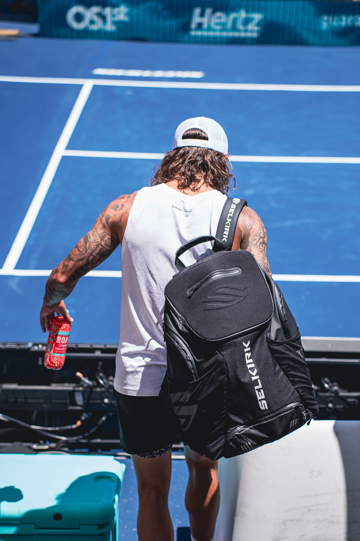 Pro Pickleball Player Tyson McGuffin with his Pro Line Pickleball Bag