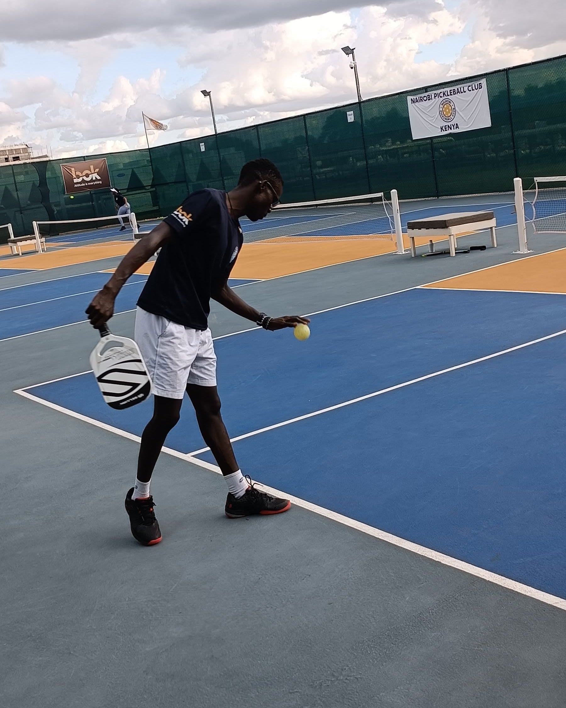 Brian Owmando is spreading the game of pickleball in Africa.