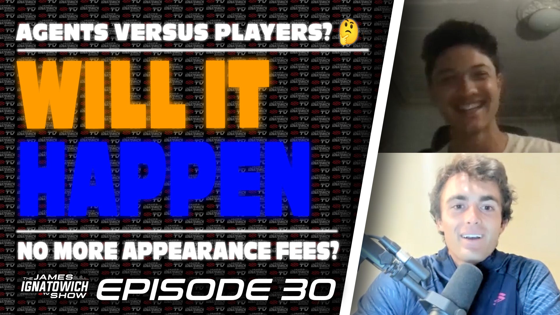 Ryan Fu and James Ignatowich discuss pickleball appearance fees