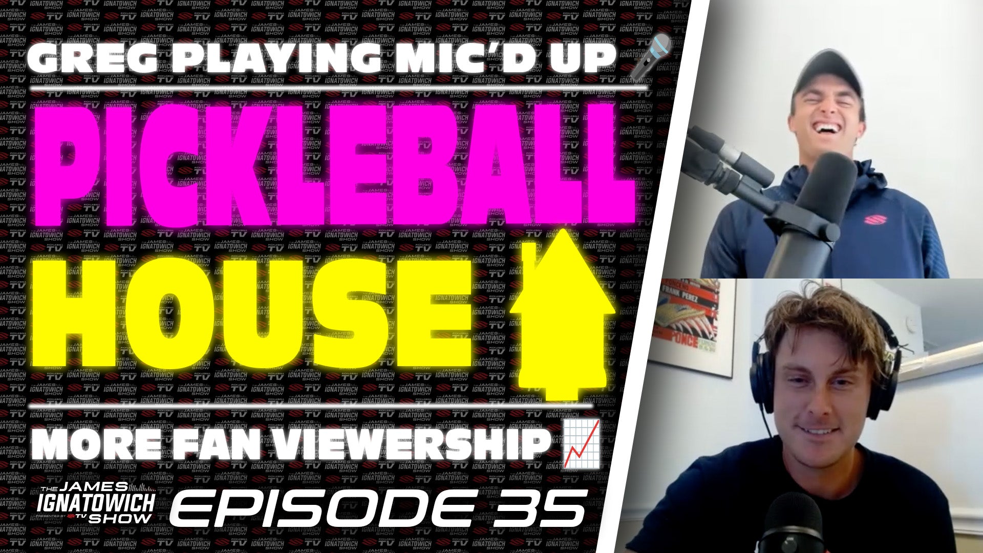 Greg Dow and James Ignatowich discuss pickleball and the pickleball house