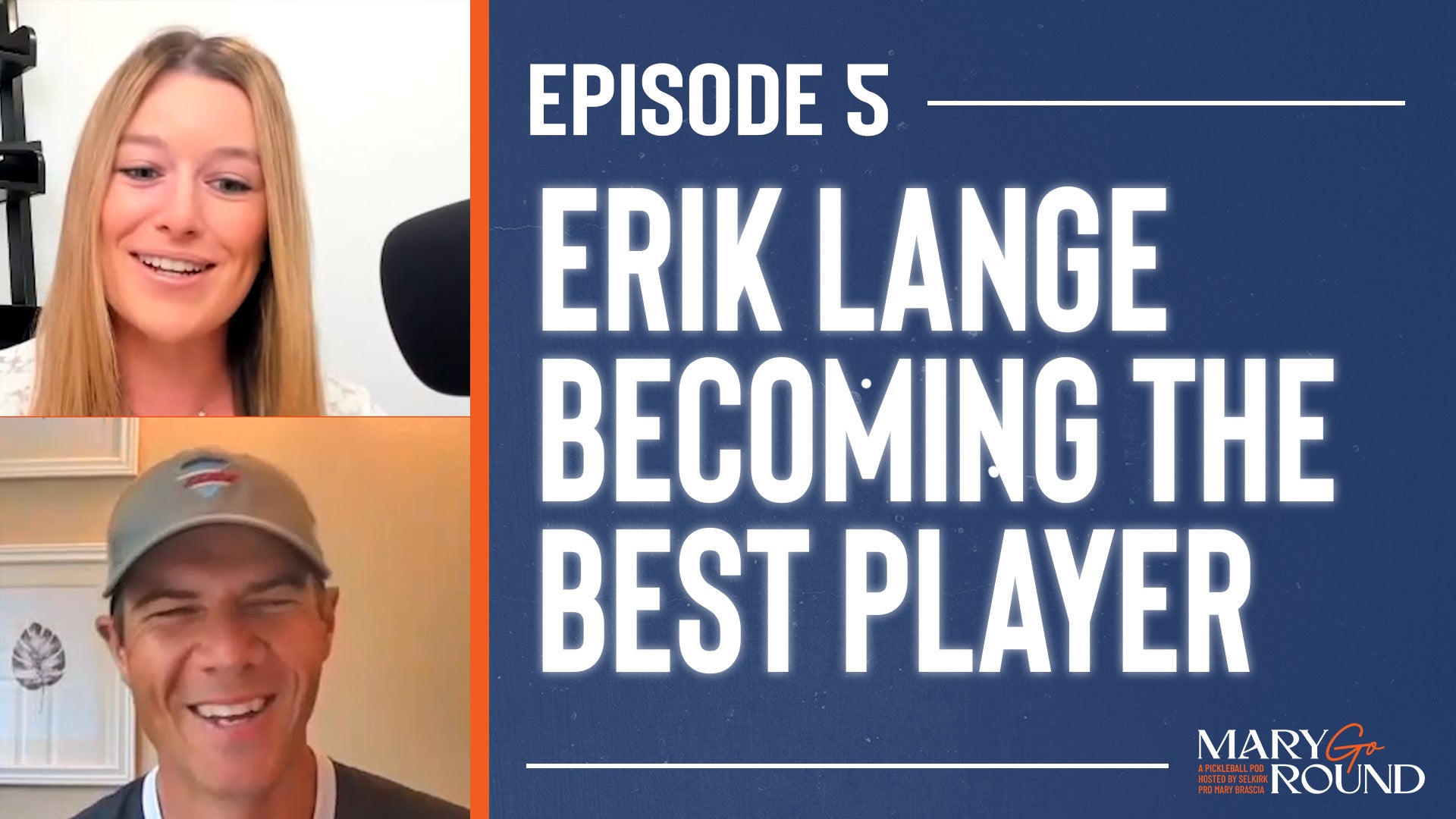 Erik Lange discusses his pickleball journey on the MaryGoRound Podcast