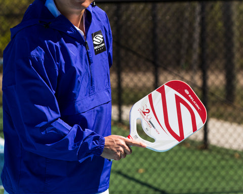 Wear a lightweight jacket to the pickleball courts