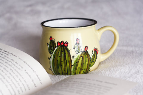 Tasse à café mini cactus signée Pero