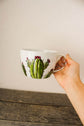 Large porcelain cup cactus collection Only one available