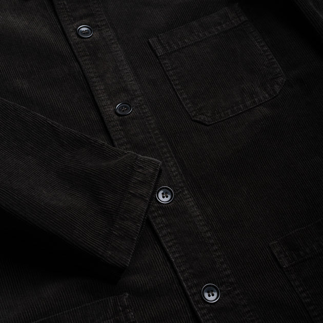 Workwear Jacket in Dark Brown Soft Corduroy – Caine Clothiers