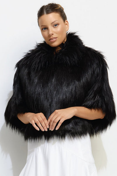 Desire Crop Faux Fur Jacket by Unreal Fur - RENTAL – The Fitzroy