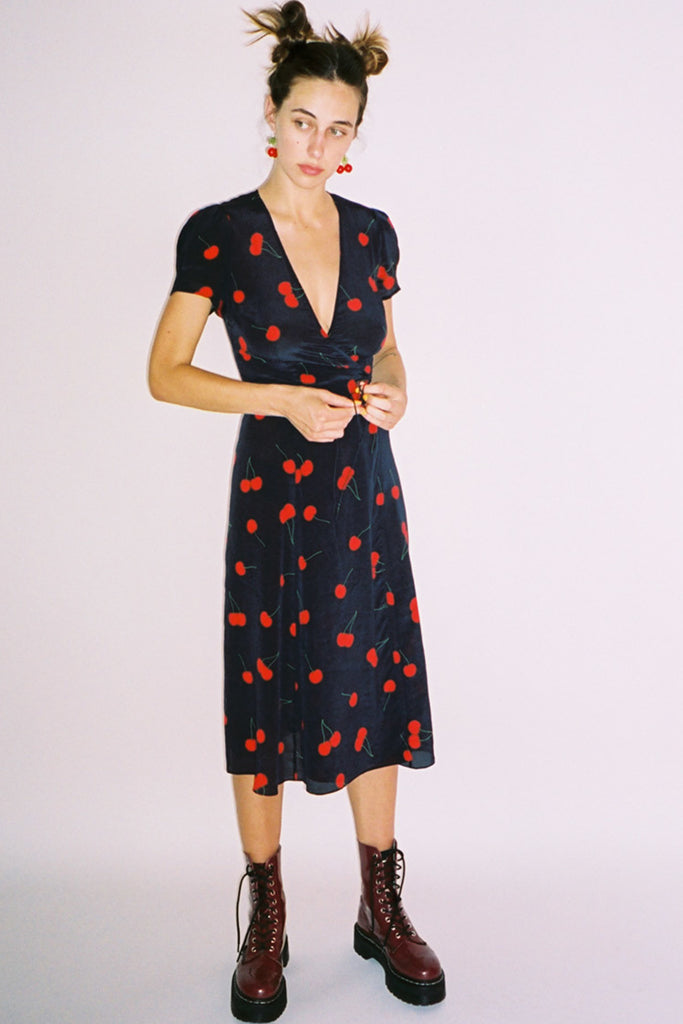 cherry dress wrap