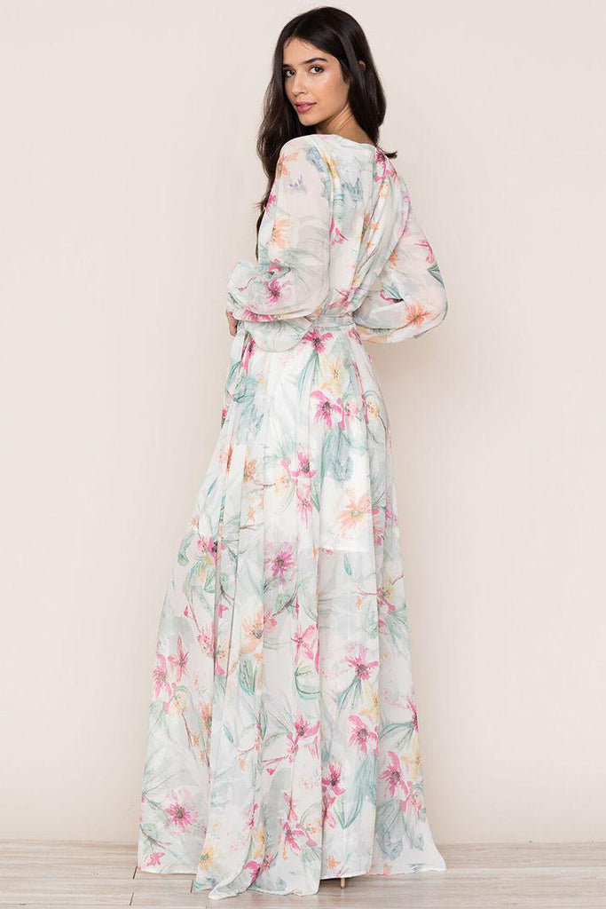 wisteria maxi dress