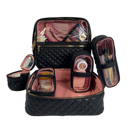 Mini Diva Makeup Case - Timeless Quilted