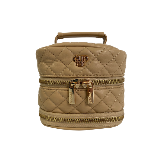 Weekender Jewelry Case - Nude Quilted