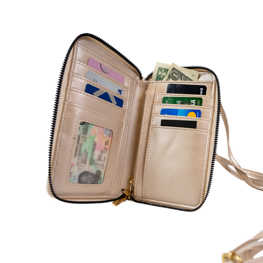 Môr Phone Crossbody- Pearl