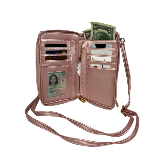 Môr Phone Crossbody- Rose Quartz