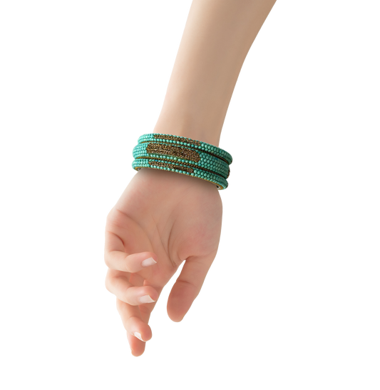 Sundar Bangles • Taj Turquoise