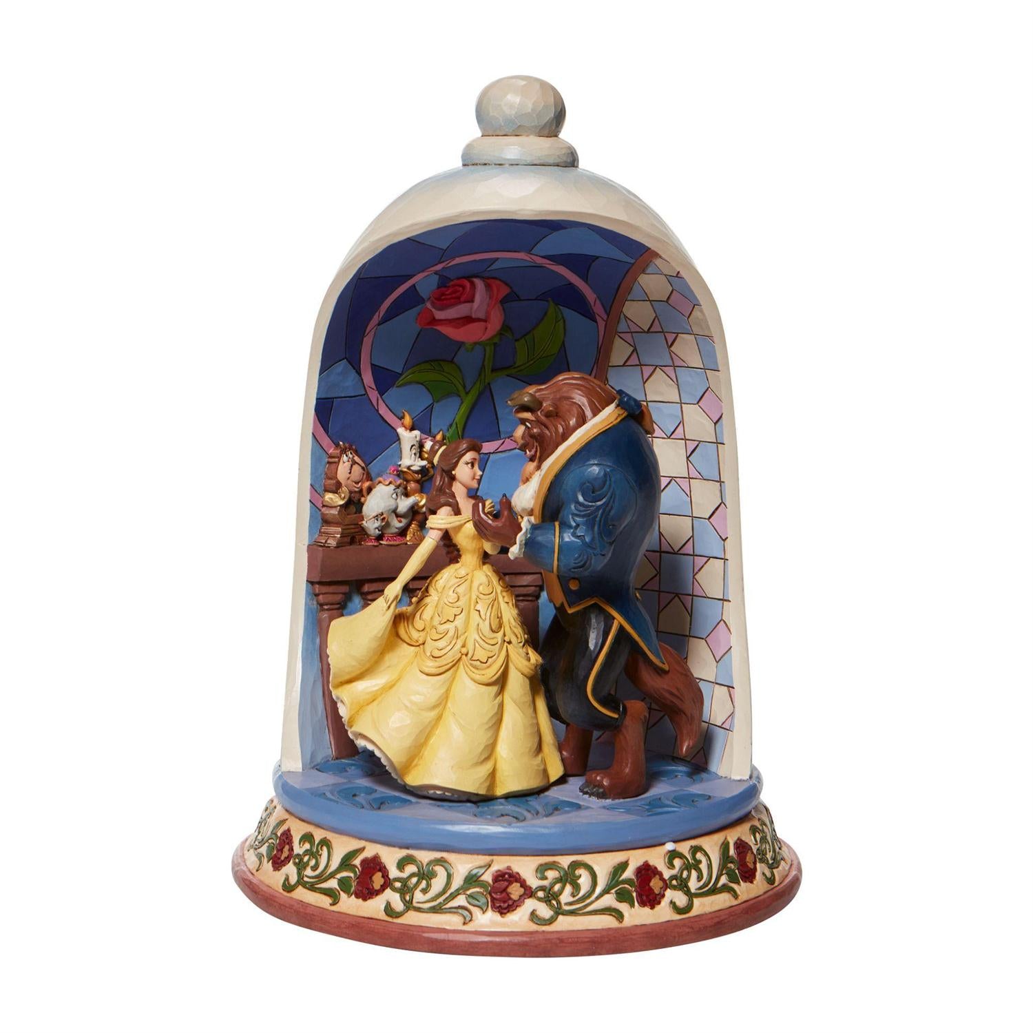 Figurine la Belle et la Bête - Dancing - Disney Traditions Jim Shore